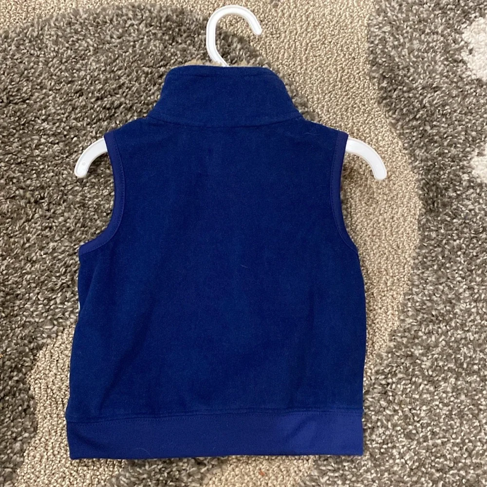 Carters Baby Boy Full Zip Fleece Layering Utility Vest 18 Months
